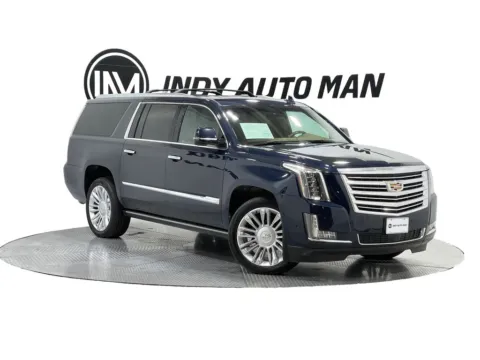 Blue 2018 Cadillac Escalade ESV Platinum Edition for sale in Indianapolis, IN