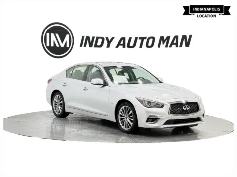 Silver 2019 INFINITI Q50 3.0t LUXE for sale in Indianapolis, IN