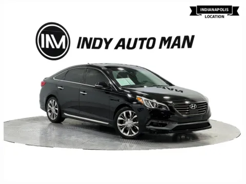Black 2015 Hyundai Sonata Limited for sale in Indianapolis, IN