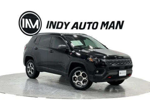 Black 2022 Jeep Compass Trailhawk for sale in Indianapolis, IN