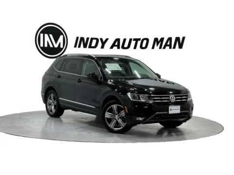 Black 2021 Volkswagen Tiguan 2.0T SEL for sale in Indianapolis, IN