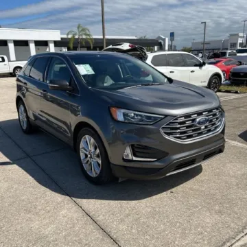 Gray 2020 Ford Edge Titanium for sale in Indianapolis, IN