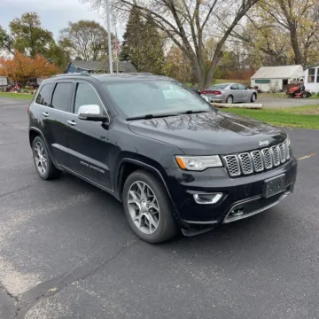 Black 2020 Jeep Grand Cherokee Overland for sale in Indianapolis, IN