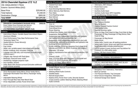 Photos of 2016 Chevrolet Equinox LTZ for sale in Omaha, NE at Gregg Young Chevrolet - Omaha