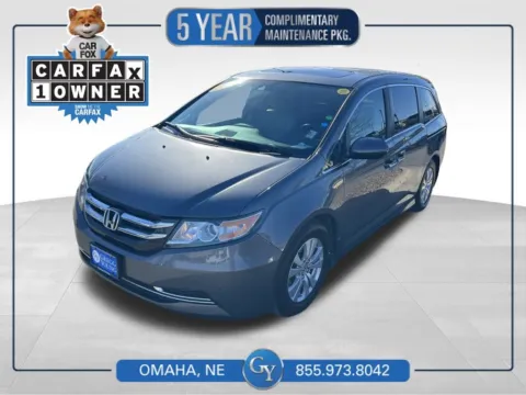 Gray 2014 Honda Odyssey EX-L for sale in Omaha, NE