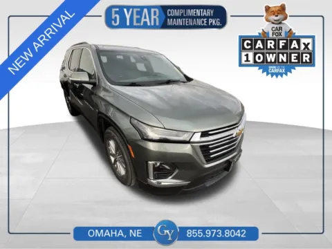 Silver 2023 Chevrolet Traverse LT for sale in Omaha, NE