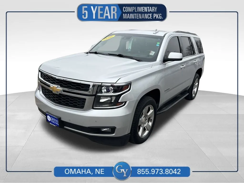Silver 2016 Chevrolet Tahoe LT for sale in Omaha, NE