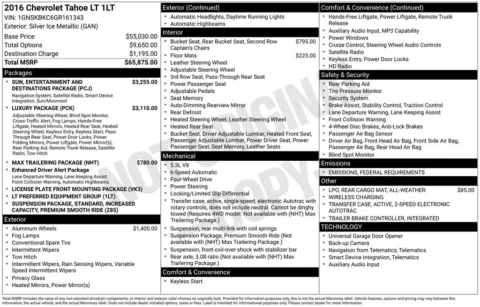 Photos of 2016 Chevrolet Tahoe LT for sale in Omaha, NE at Gregg Young Chevrolet - Omaha