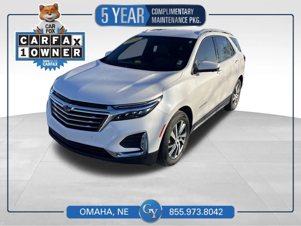 White 2022 Chevrolet Equinox Premier for sale in Omaha, NE