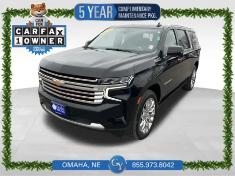 Black 2021 Chevrolet Suburban High Country for sale in Omaha, NE