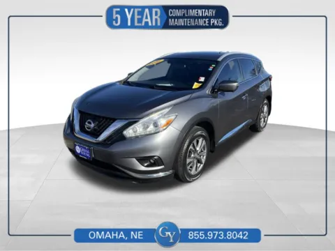 Gray 2016 Nissan Murano SL for sale in Omaha, NE
