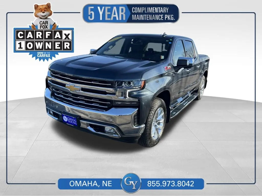 Gray 2022 Chevrolet Silverado 1500 LTD LTZ for sale in Omaha, NE