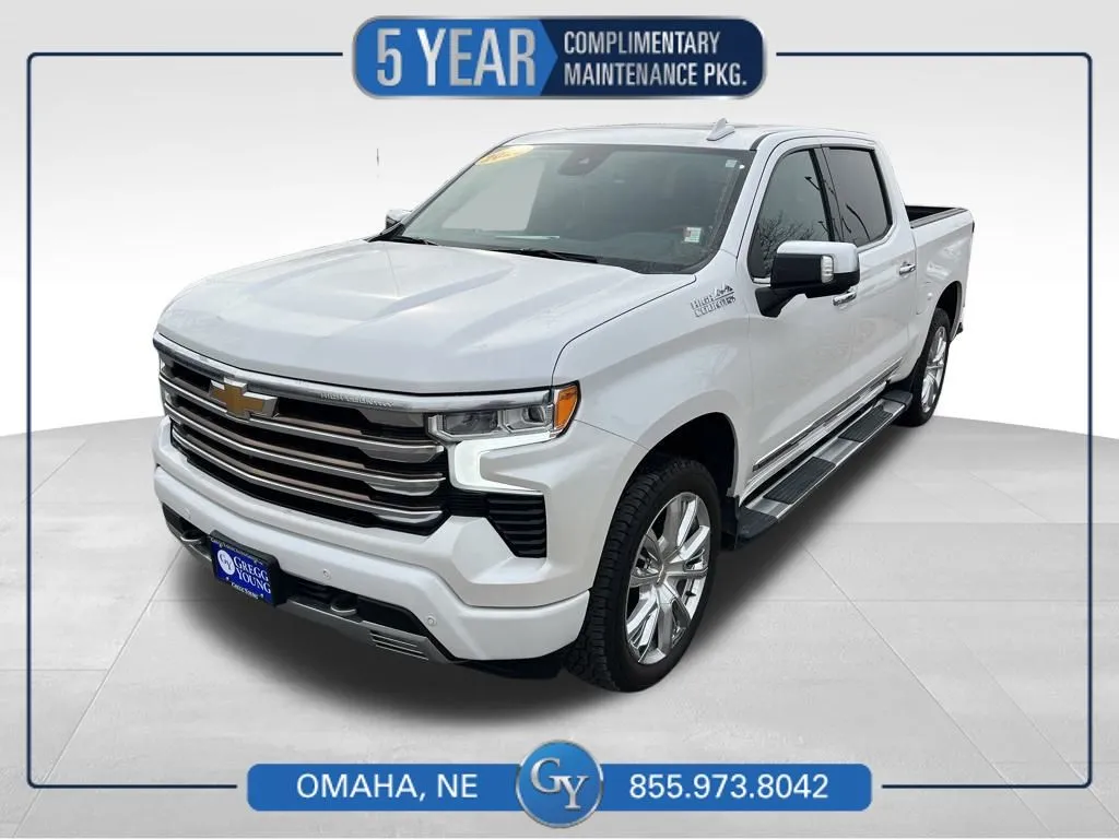 White 2022 Chevrolet Silverado 1500 High Country for sale in Omaha, NE