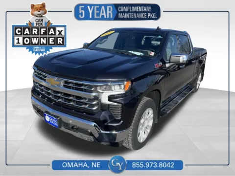 Gray 2022 Chevrolet Silverado 1500 LTZ for sale in Omaha, NE