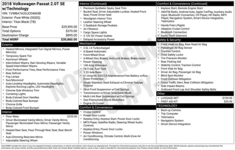 Photos of 2018 Volkswagen Passat 2.0T SE w/Technology for sale in Omaha, NE at Gregg Young Chevrolet - Omaha