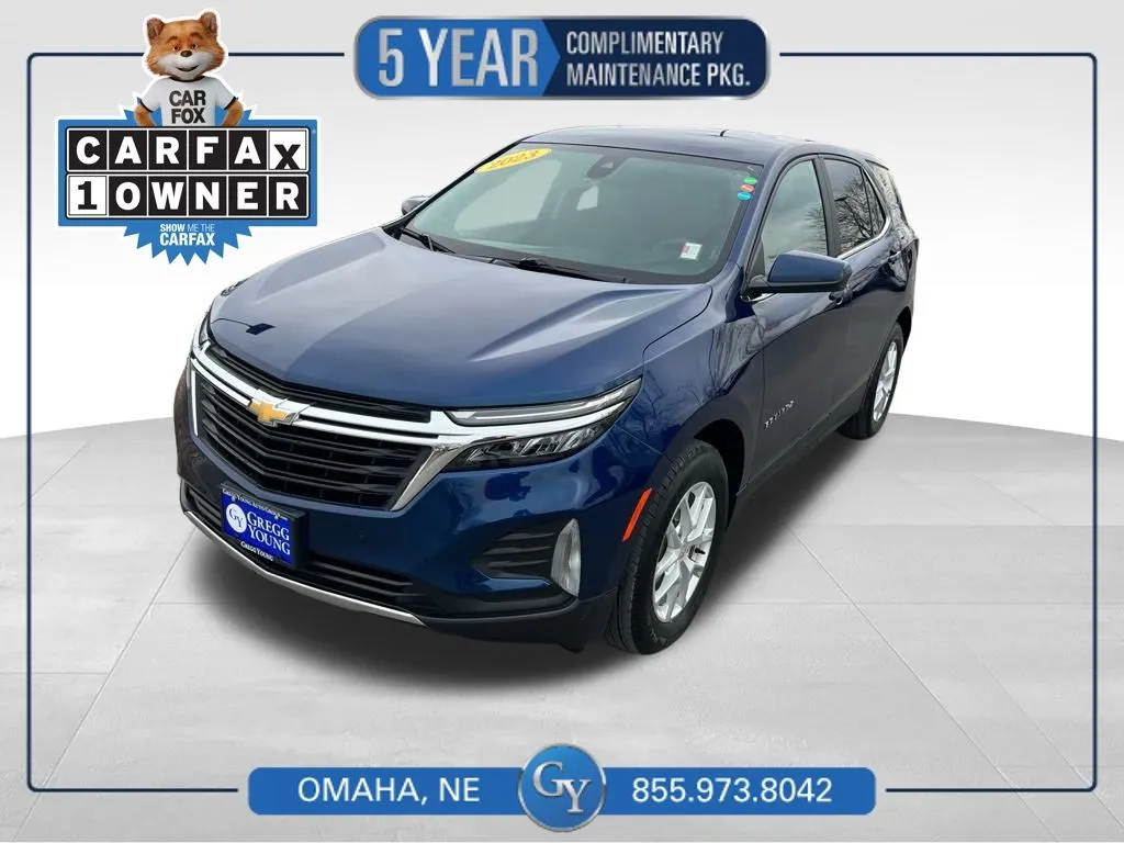 Blue 2023 Chevrolet Equinox LT for sale in Omaha, NE