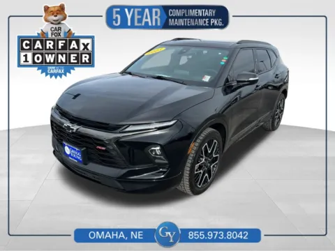 Black 2023 Chevrolet Blazer RS for sale in Omaha, NE