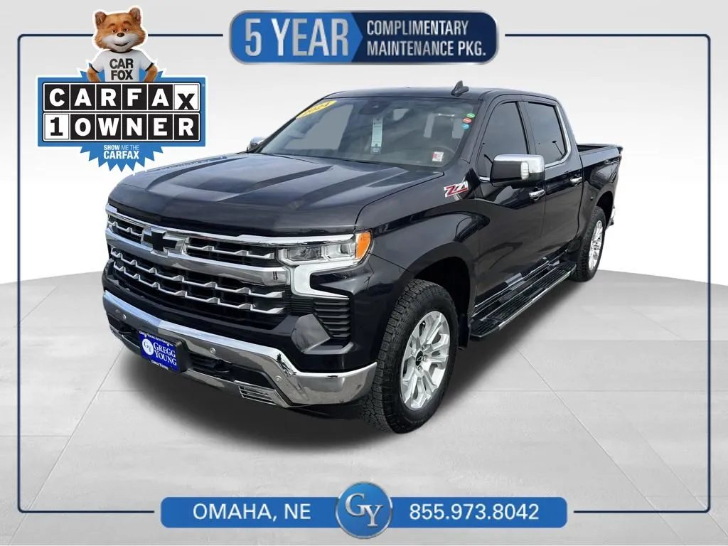 Gray 2024 Chevrolet Silverado 1500 LTZ for sale in Omaha, NE
