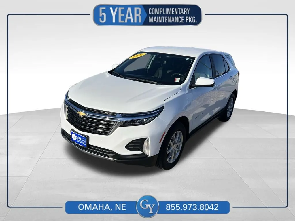 White 2022 Chevrolet Equinox LT for sale in Omaha, NE