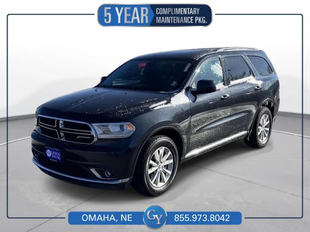 Blue 2015 Dodge Durango SXT for sale in Omaha, NE