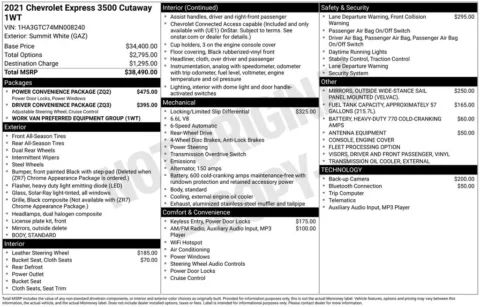 Photos of 2021 Chevrolet Express 3500 Work Van for sale in Omaha, NE at Gregg Young Chevrolet of Omaha