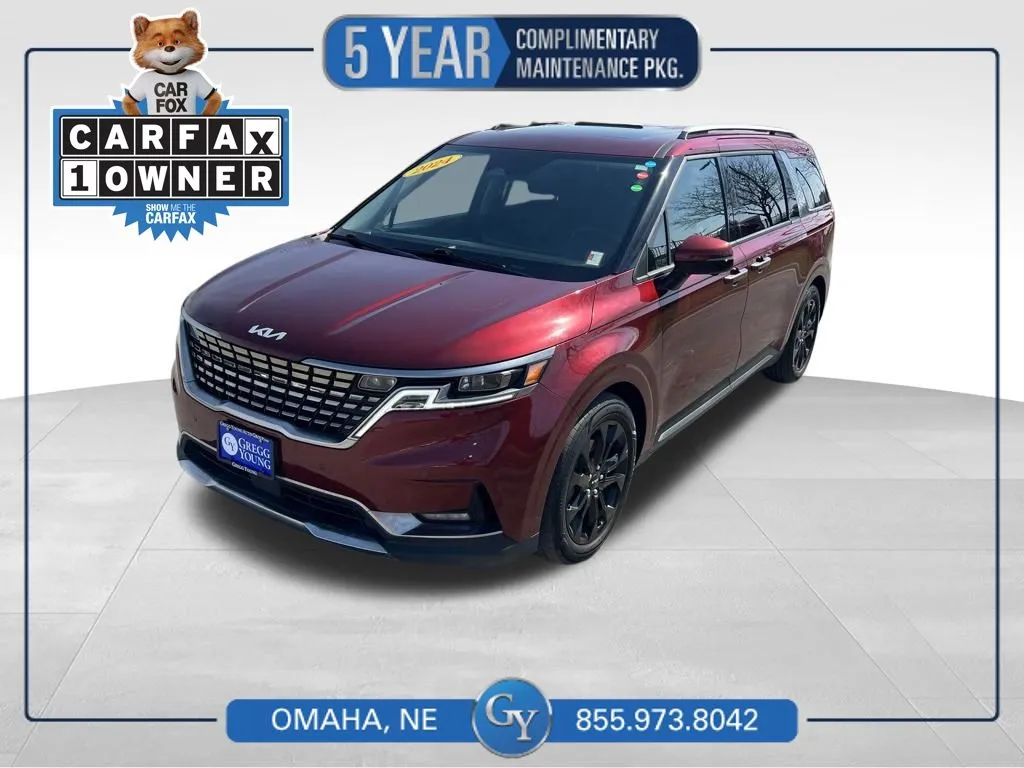 Red 2024 Kia Carnival SX Prestige for sale in Omaha, NE