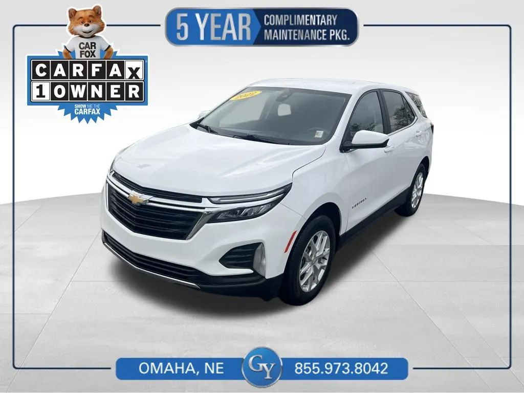 White 2022 Chevrolet Equinox LT for sale in Omaha, NE