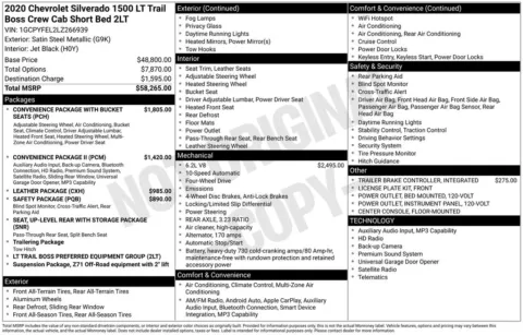 Photos of 2020 Chevrolet Silverado 1500 LT Trail Boss for sale in Omaha, NE at Gregg Young Chevrolet of Omaha