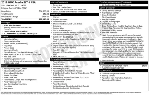 Photos of 2018 GMC Acadia SLT-1 for sale in Omaha, NE at Gregg Young Chevrolet of Omaha