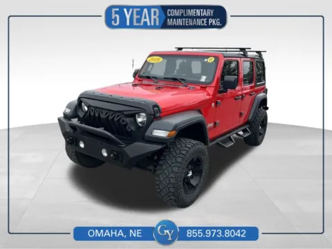 Red 2019 Jeep Wrangler Unlimited Sport S for sale in Omaha, NE