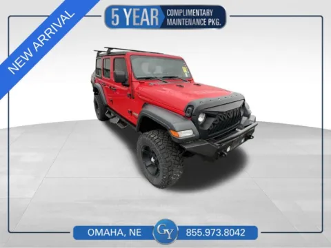 Red 2019 Jeep Wrangler Unlimited Sport S for sale in Omaha, NE