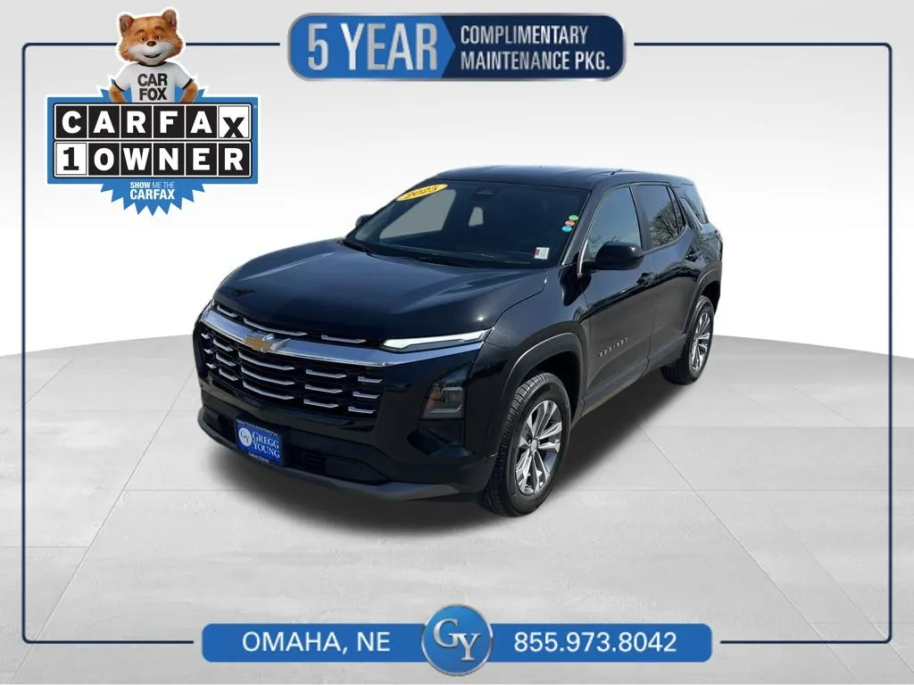 Black 2025 Chevrolet Equinox LT for sale in Omaha, NE