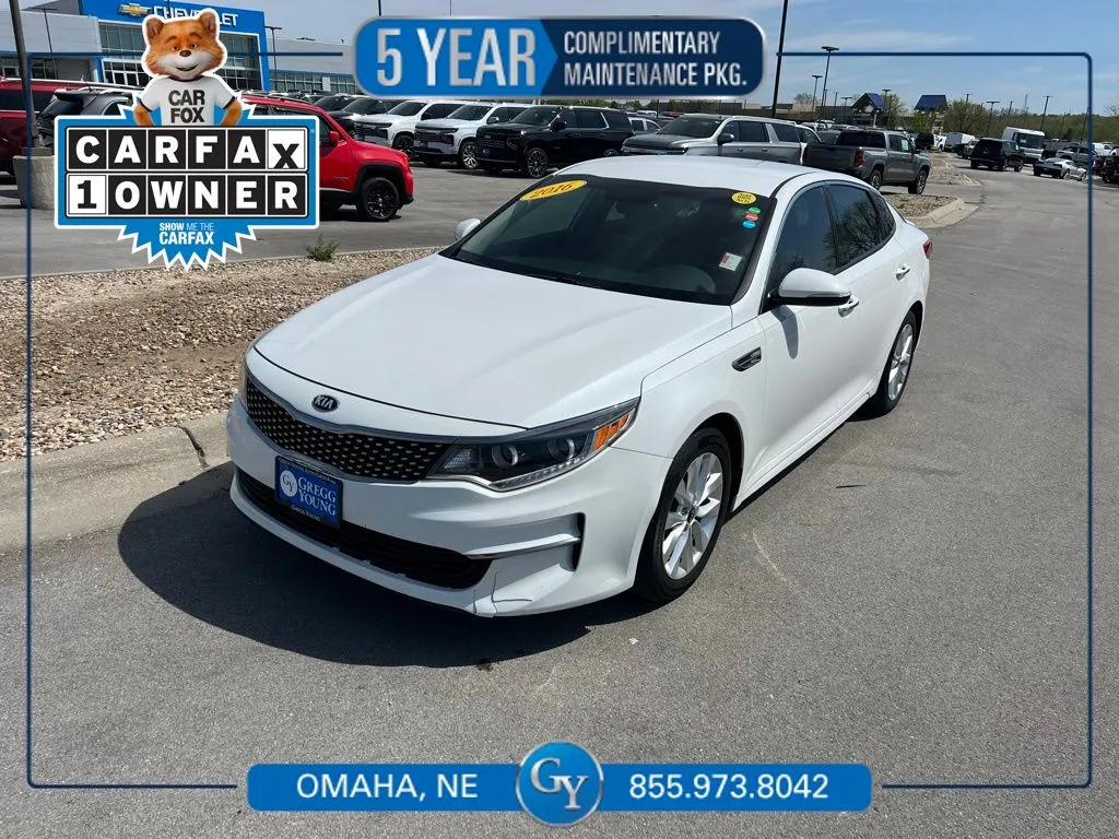 White 2016 Kia Optima EX for sale in Omaha, NE