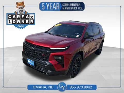 Red 2025 Chevrolet Traverse RS for sale in Omaha, NE