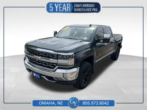 Gray 2017 Chevrolet Silverado 1500 LTZ for sale in Omaha, NE