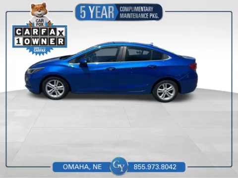 Blue 2017 Chevrolet Cruze LT for sale in Omaha, NE