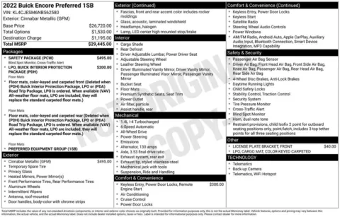 Photos of 2022 Buick Encore Preferred for sale in Omaha, NE at Gregg Young Chevrolet of Omaha