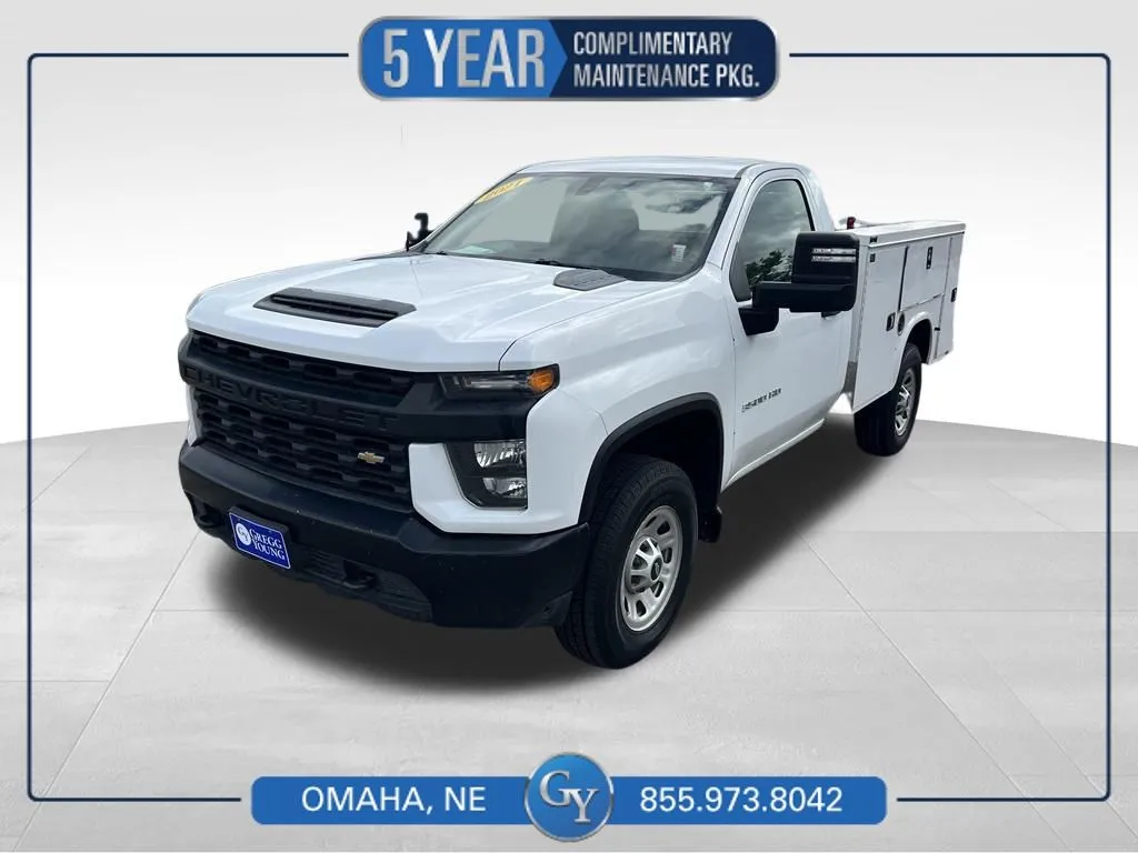 White 2021 Chevrolet Silverado 3500 HD Work Truck for sale in Omaha, NE
