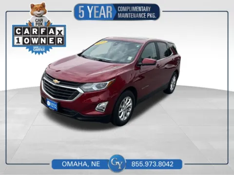 Red 2021 Chevrolet Equinox LT for sale in Omaha, NE