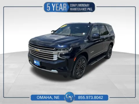 Blue 2023 Chevrolet Tahoe High Country for sale in Omaha, NE