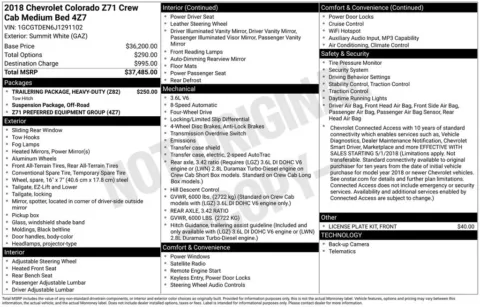 Photos of 2018 Chevrolet Colorado Z71 for sale in Omaha, NE at Gregg Young Chevrolet of Omaha