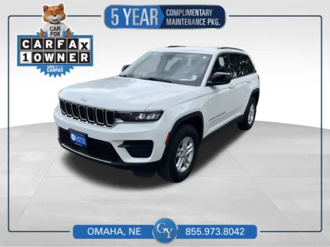 White 2023 Jeep Grand Cherokee Laredo for sale in Omaha, NE