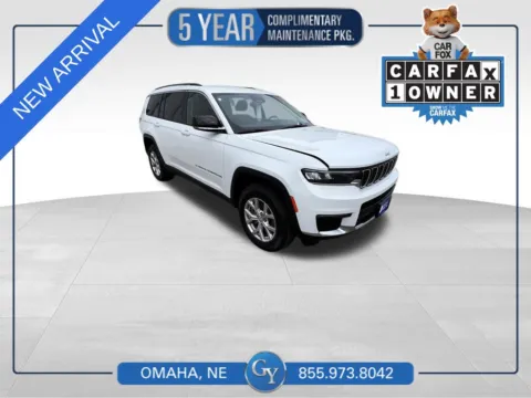 White 2022 Jeep Grand Cherokee L Limited for sale in Omaha, NE