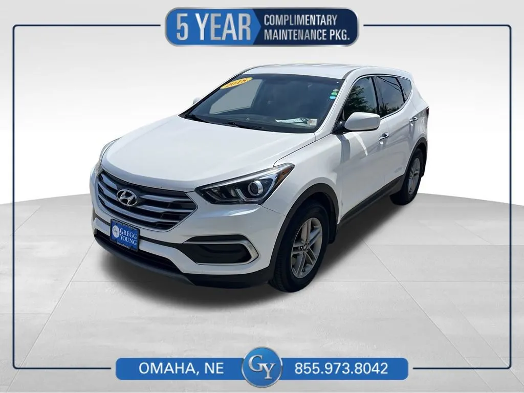 White 2018 Hyundai Santa Fe Sport 2.4 Base for sale in Omaha, NE