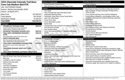 Photos of 2024 Chevrolet Colorado Trail Boss for sale in Omaha, NE at Gregg Young Chevrolet of Omaha
