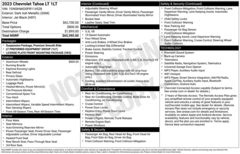 Photos of 2023 Chevrolet Tahoe LT for sale in Omaha, NE at Gregg Young Chevrolet of Omaha