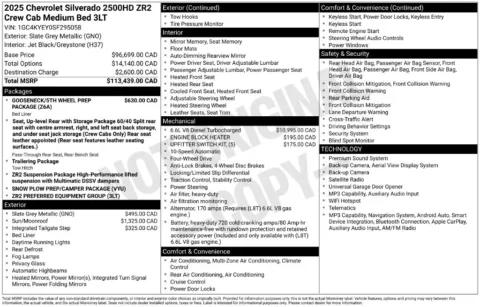 Photos of 2025 Chevrolet Silverado 2500 HD ZR2 for sale in Omaha, NE at Gregg Young Chevrolet of Omaha