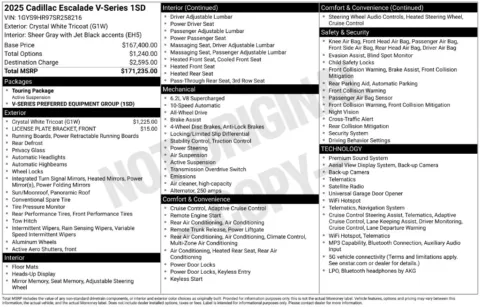 Photos of 2025 Cadillac Escalade V-Series for sale in Omaha, NE at Gregg Young Chevrolet of Omaha