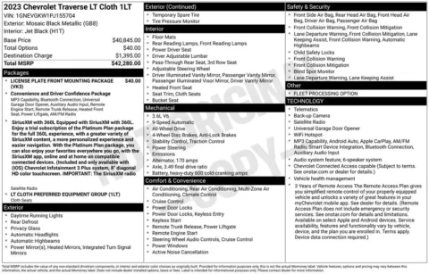 Photos of 2023 Chevrolet Traverse LT for sale in Omaha, NE at Gregg Young Chevrolet of Omaha