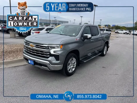 Gray 2024 Chevrolet Silverado 1500 LTZ for sale in Omaha, NE